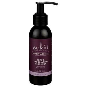 Sukin micro exfoliating cleanser full size new face makeup pump bottle wash